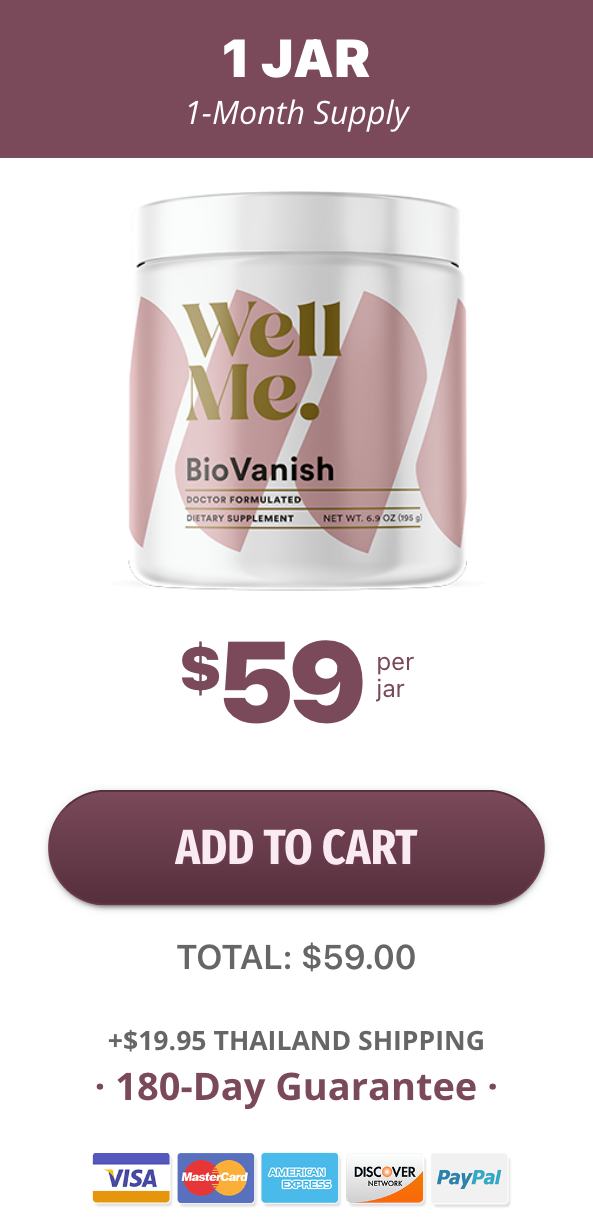 WellMe BioVanish - 1 Bottle
